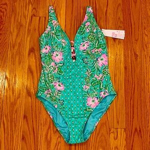 NWT Lilly Pulitzer Jaspen Swim suit Size 10